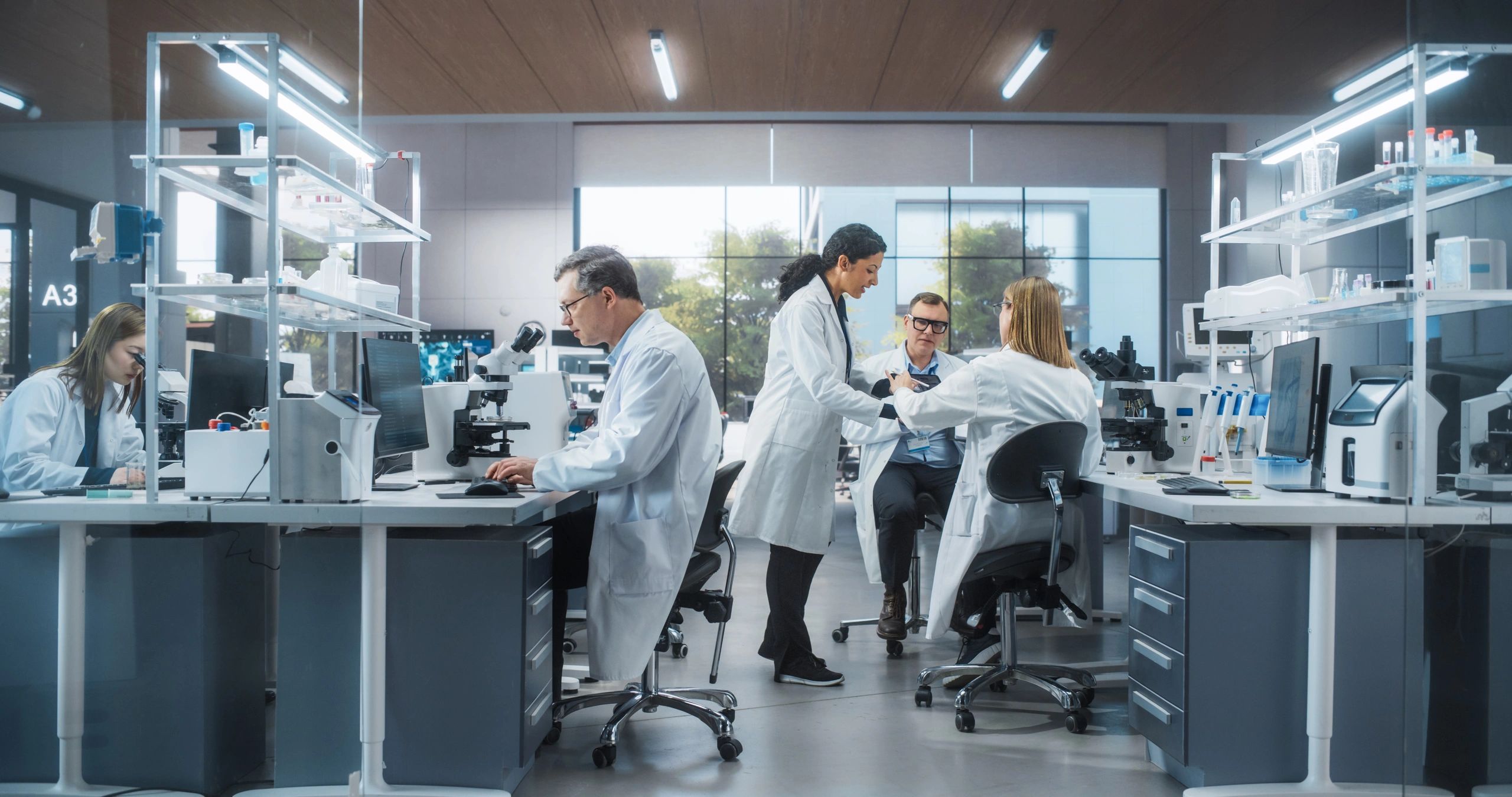 modern pharmaceutical laboratory
