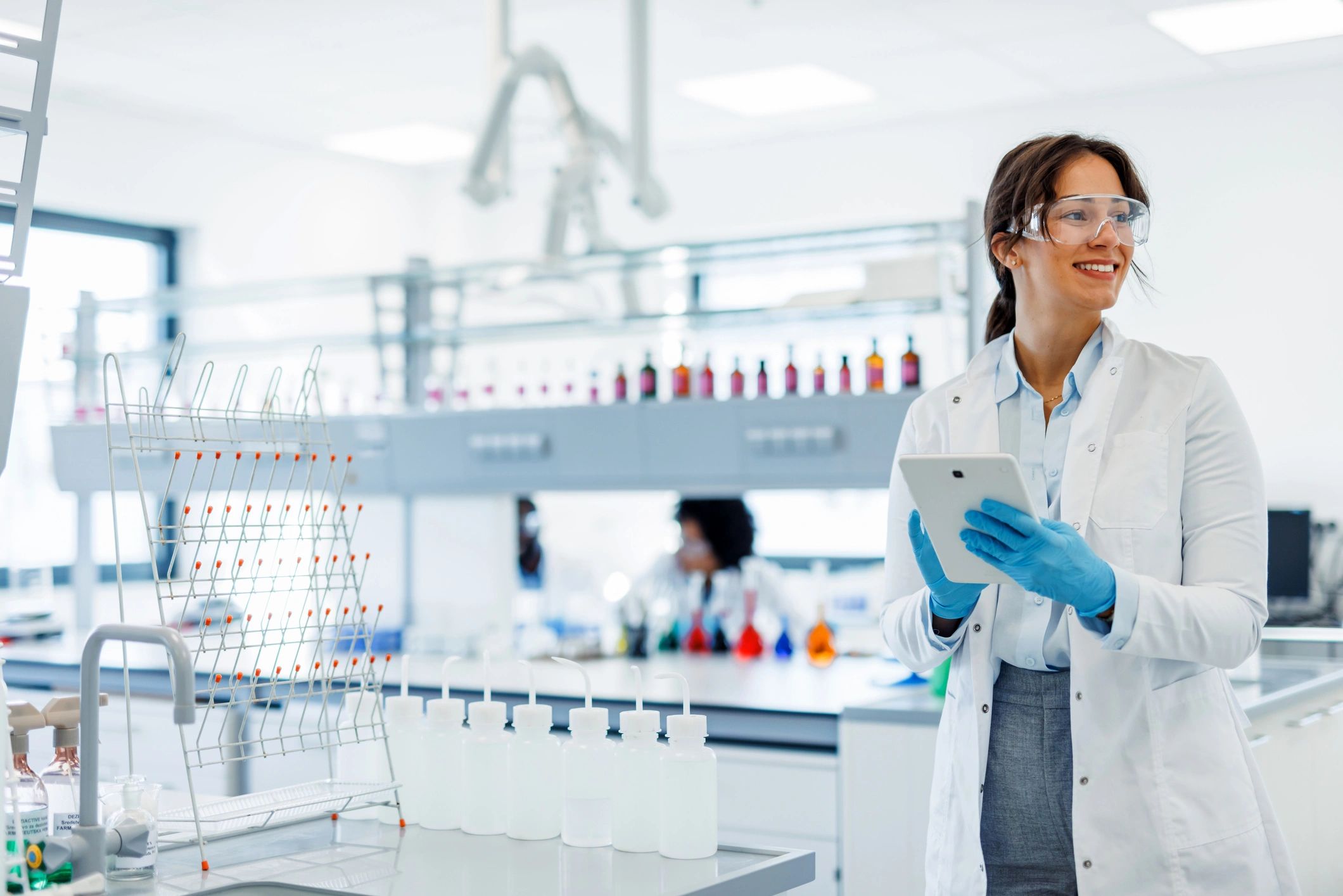 Modern pharmaceutical manufacturing facility